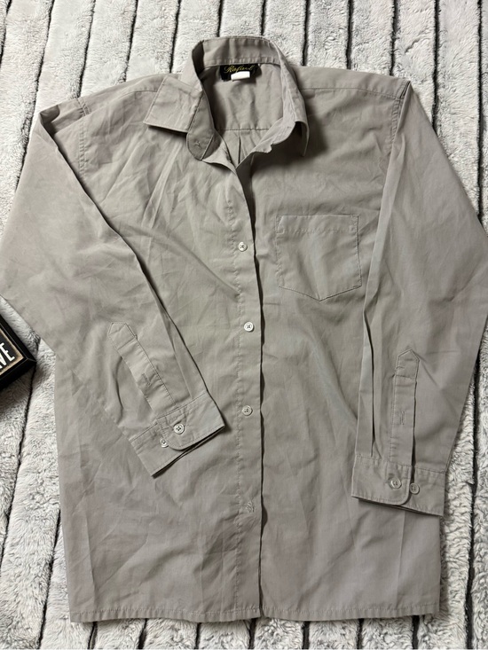RAFAEL Other - RAFAEL Boy’s Long Sleeve Button-Up Shirt - Taupe